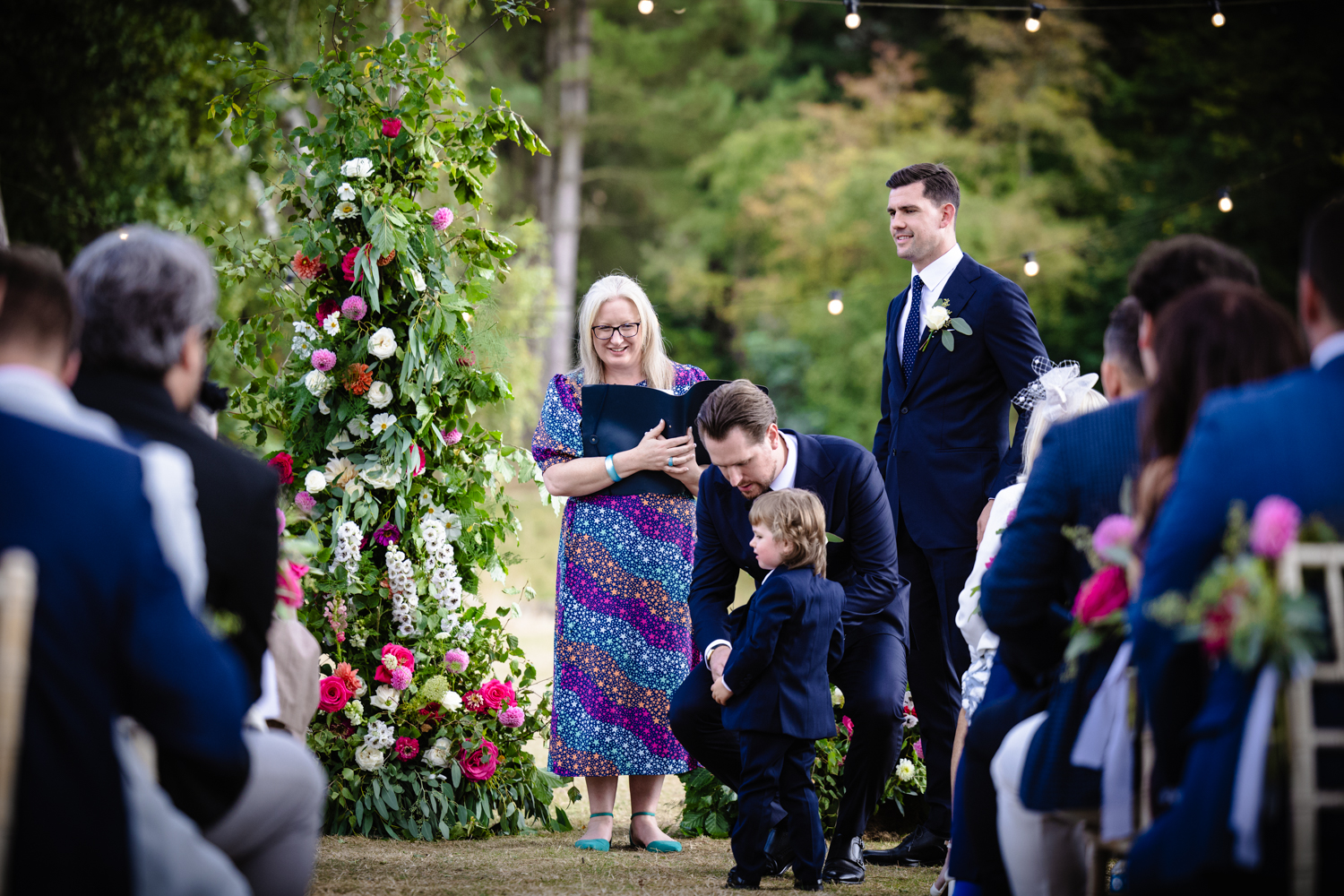 Deb Reed Celebrant Colchester Essex, performing the ceremony at Millie & James wedding.