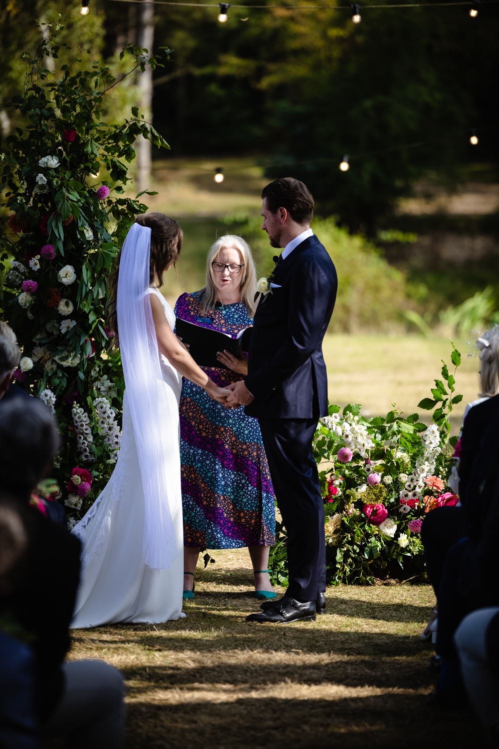 Deb Reed Celebrant Colchester Essex, performing the ceremony at Millie & James wedding.